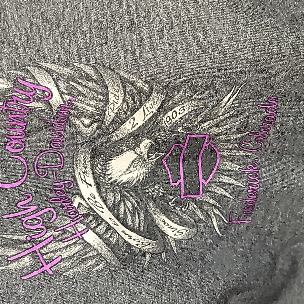 Harley davidson zip up hoodie girl's sz small Colorado - Picture 6 of 6